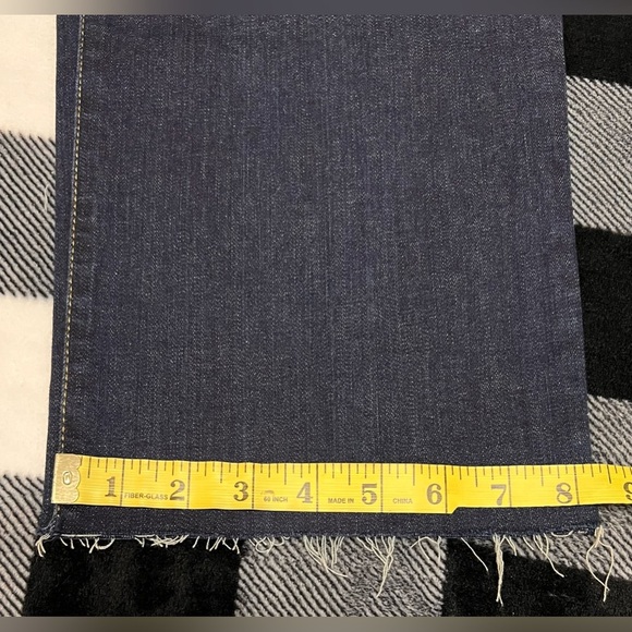 NYDJ NEW Women’s size 16 Jenna Straight Ankle Dark Wash Jeans with raw edge hem - Picture 3 of 8